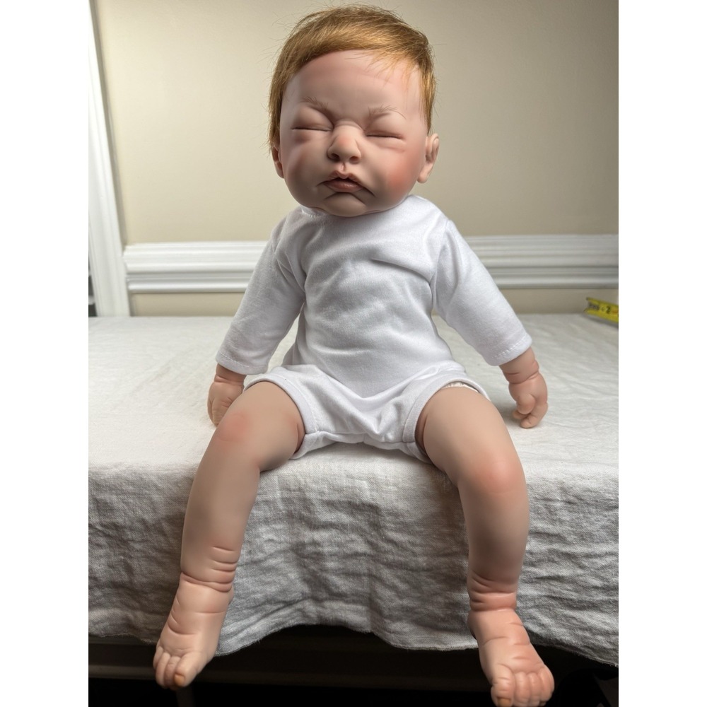 Kimberli H Durden Reborn Baby Doll AEL 2005 Red Hair Ginger Pouty Face 6861 - Picture 1 of 6